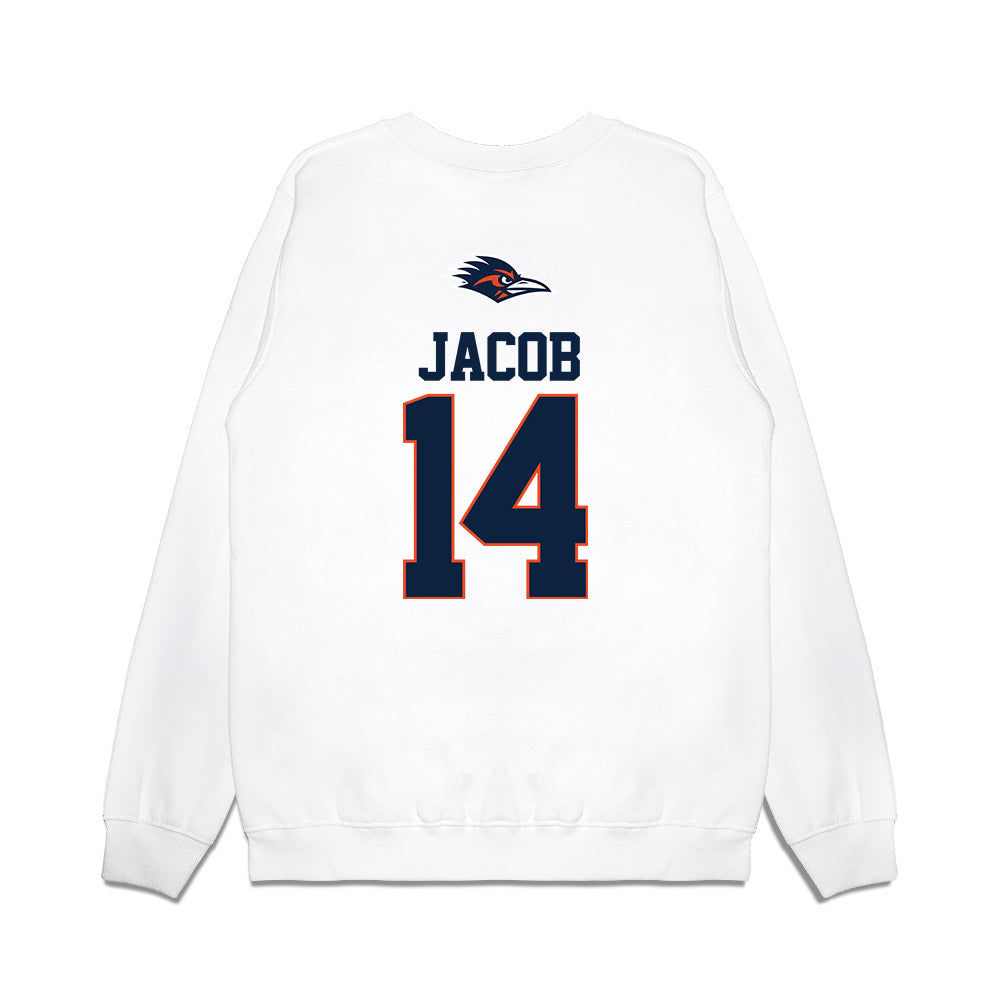 UTSA - NCAA Baseball : Mason Jacob - USA Raglan Premium Crewneck Sweatshirt-1