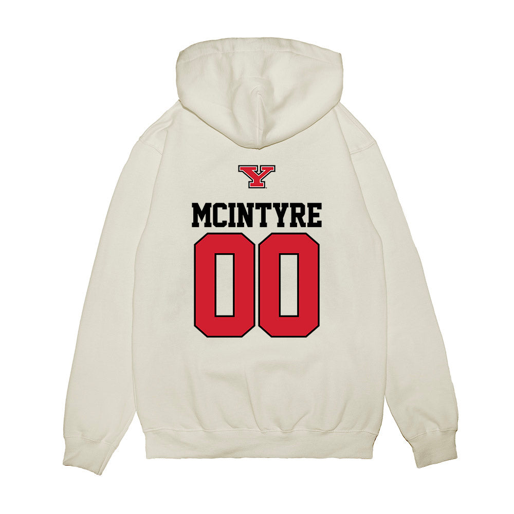 Youngstown State - NCAA Baseball : Charlie McIntyre - USA Raglan Premium Hooded Sweatshirt-1