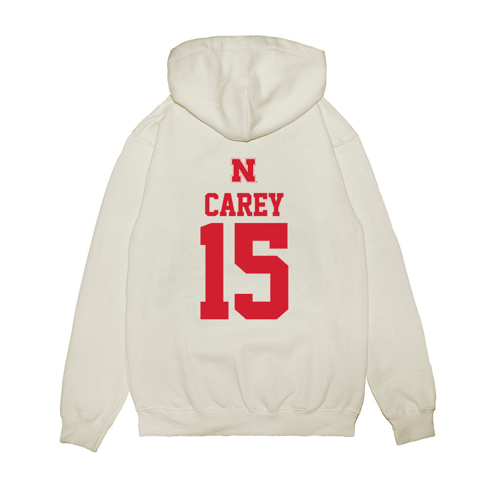 Nebraska - NCAA Baseball : Dylan Carey - USA Raglan Premium Hooded Sweatshirt-1