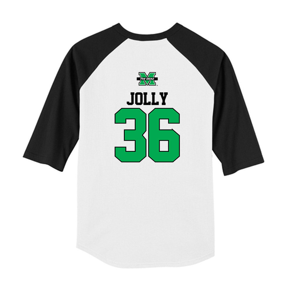 Marshall - NCAA Baseball : Grant Jolly - USA Raglan Youth Raglan T-Shirt-1