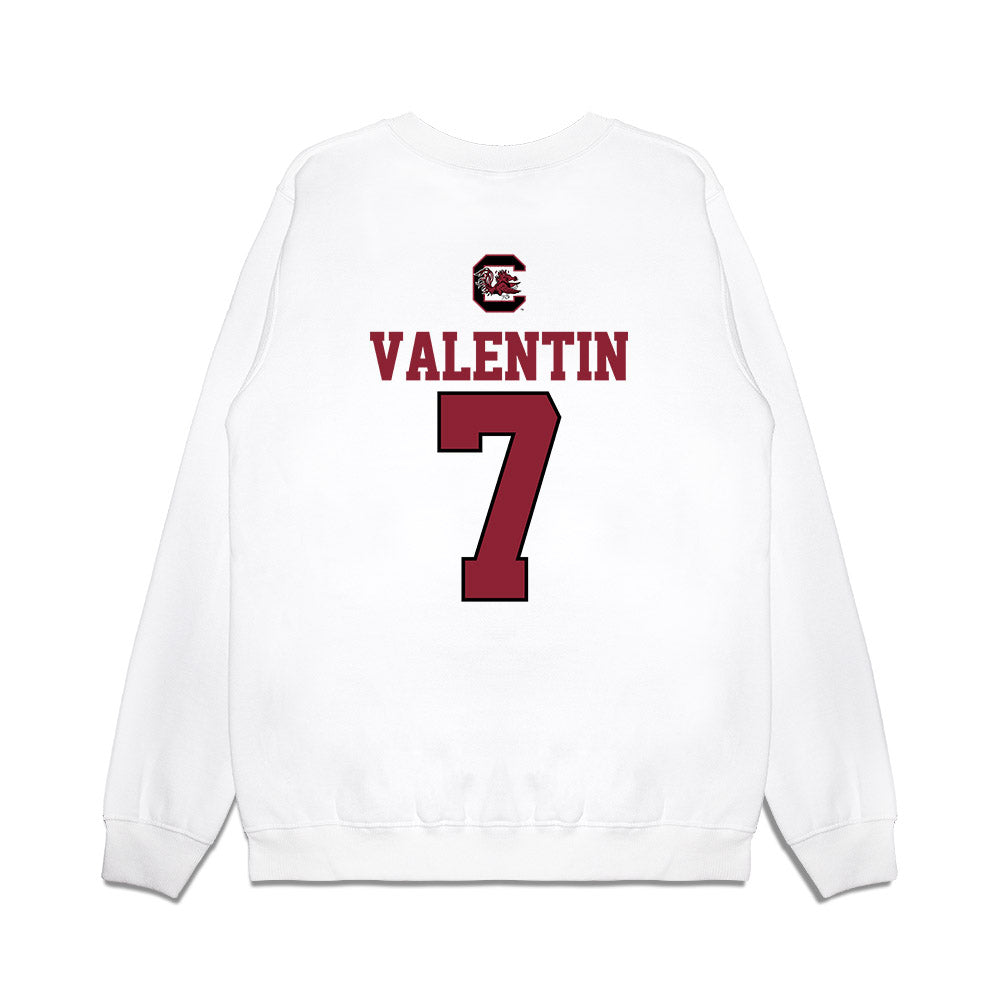 South Carolina - NCAA Baseball : Alex Valentin - USA Premium Crewneck Sweatshirt-1