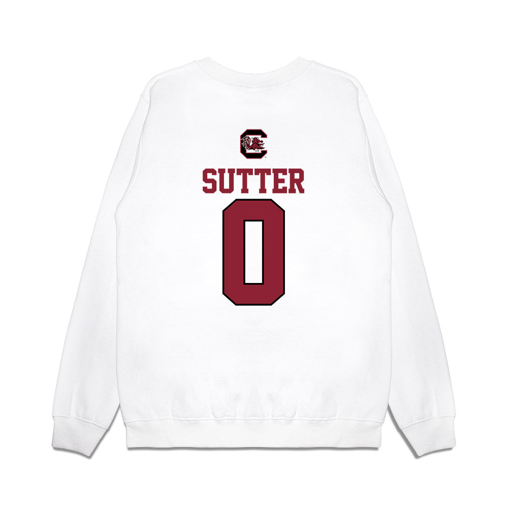 South Carolina - NCAA Baseball : Logan Sutter - USA Premium Crewneck Sweatshirt-1