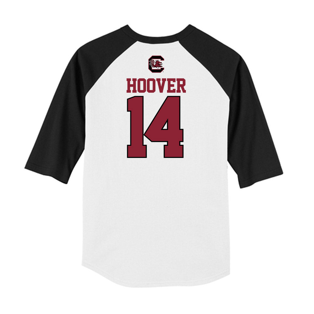 South Carolina - NCAA Baseball : Caleb Hoover - USA Raglan Shirt-1