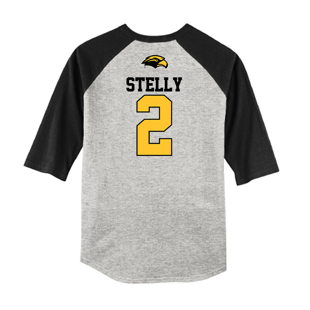 Southern Miss - NCAA Baseball : Caleb Stelly - USA Raglan Shirt-1