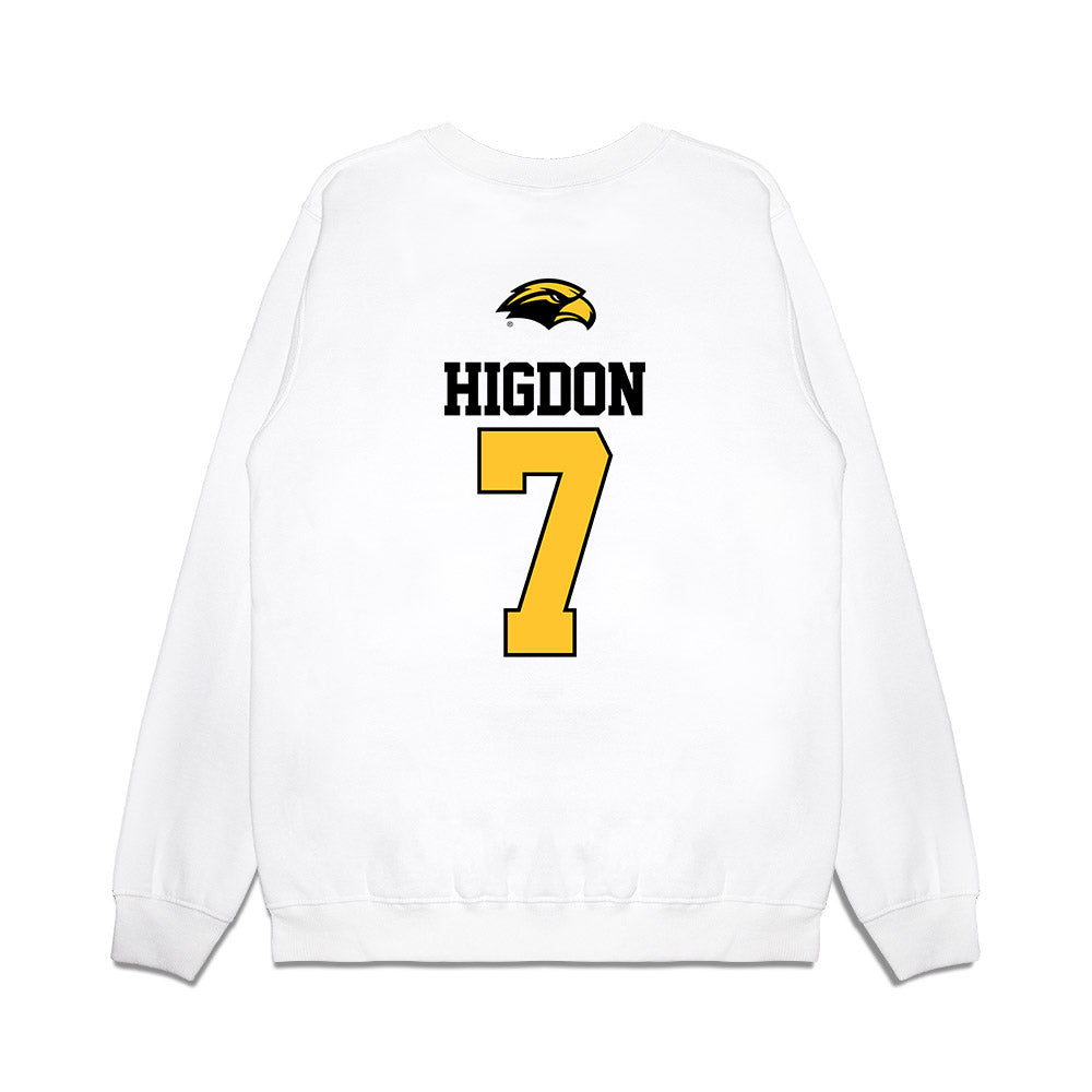 Southern Miss - NCAA Baseball : Ben Higdon - USA Premium Crewneck Sweatshirt-1
