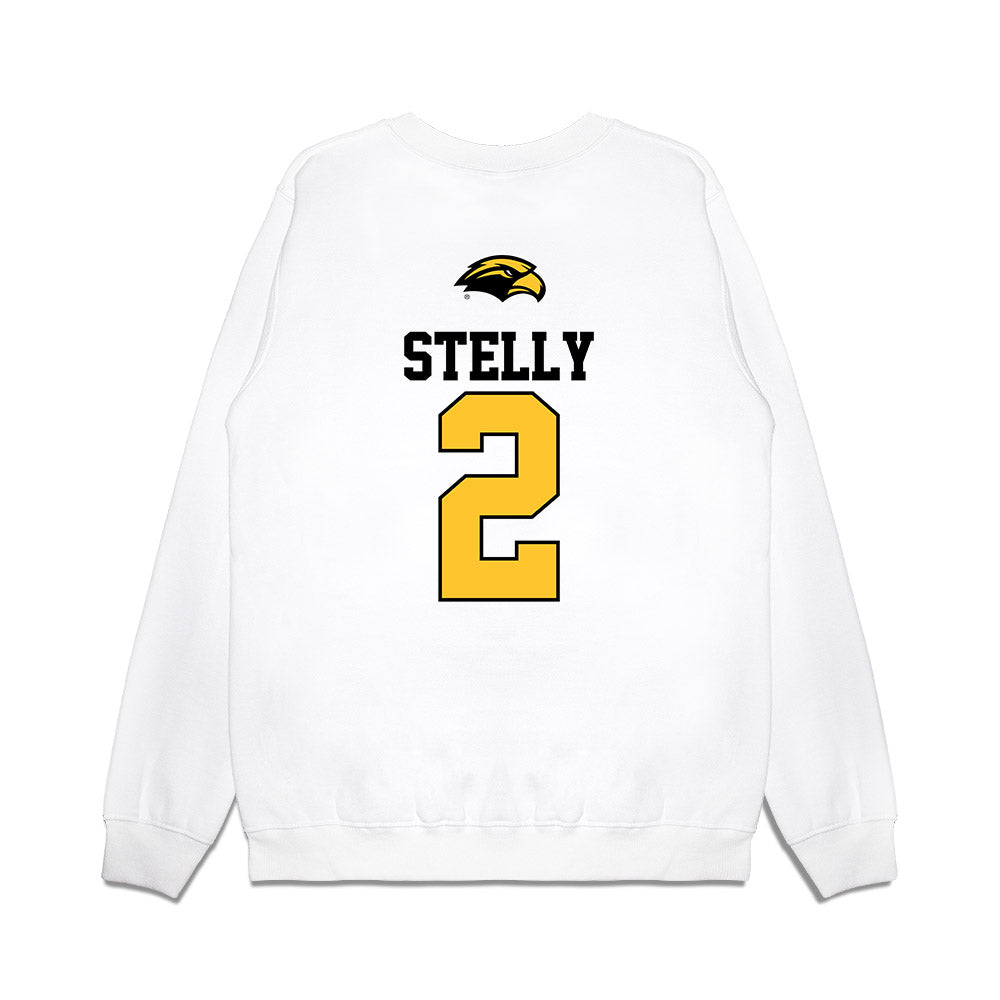 Southern Miss - NCAA Baseball : Caleb Stelly - USA Premium Crewneck Sweatshirt-1