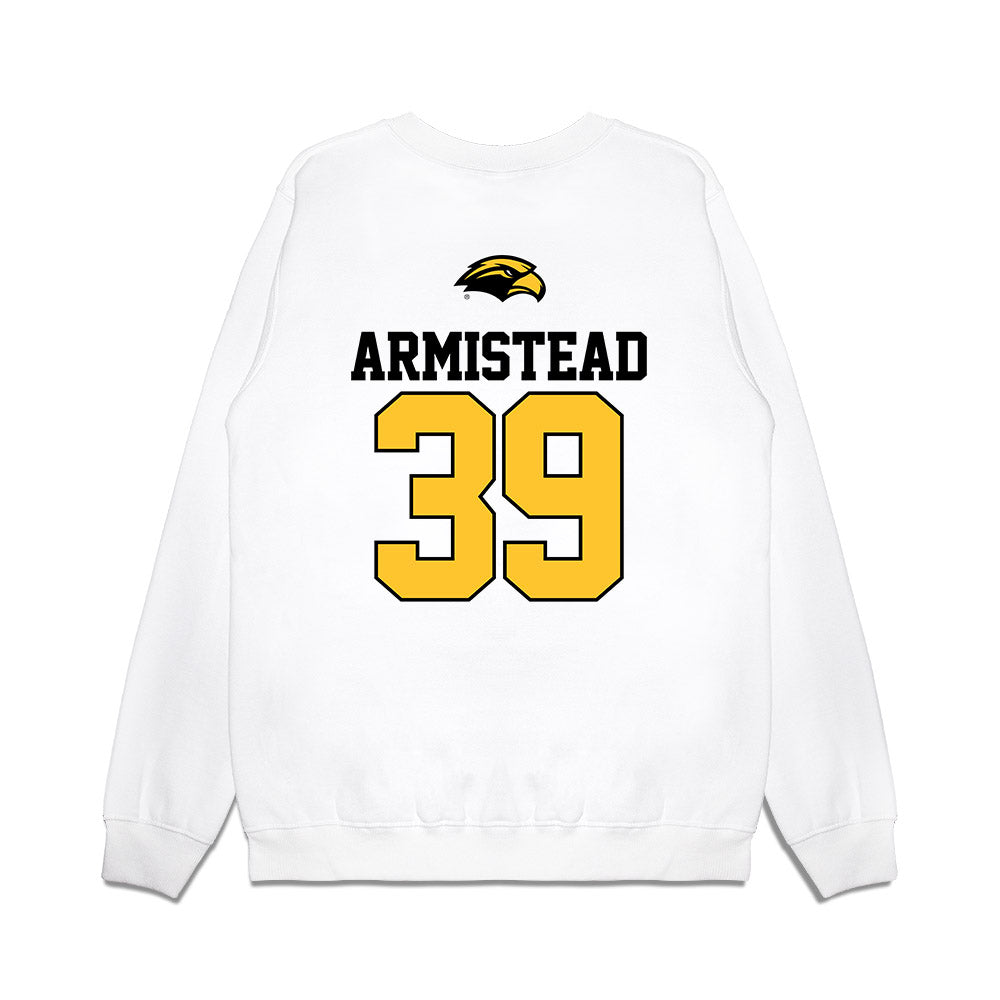 Southern Miss - NCAA Baseball : James Armistead - USA Premium Crewneck Sweatshirt-1