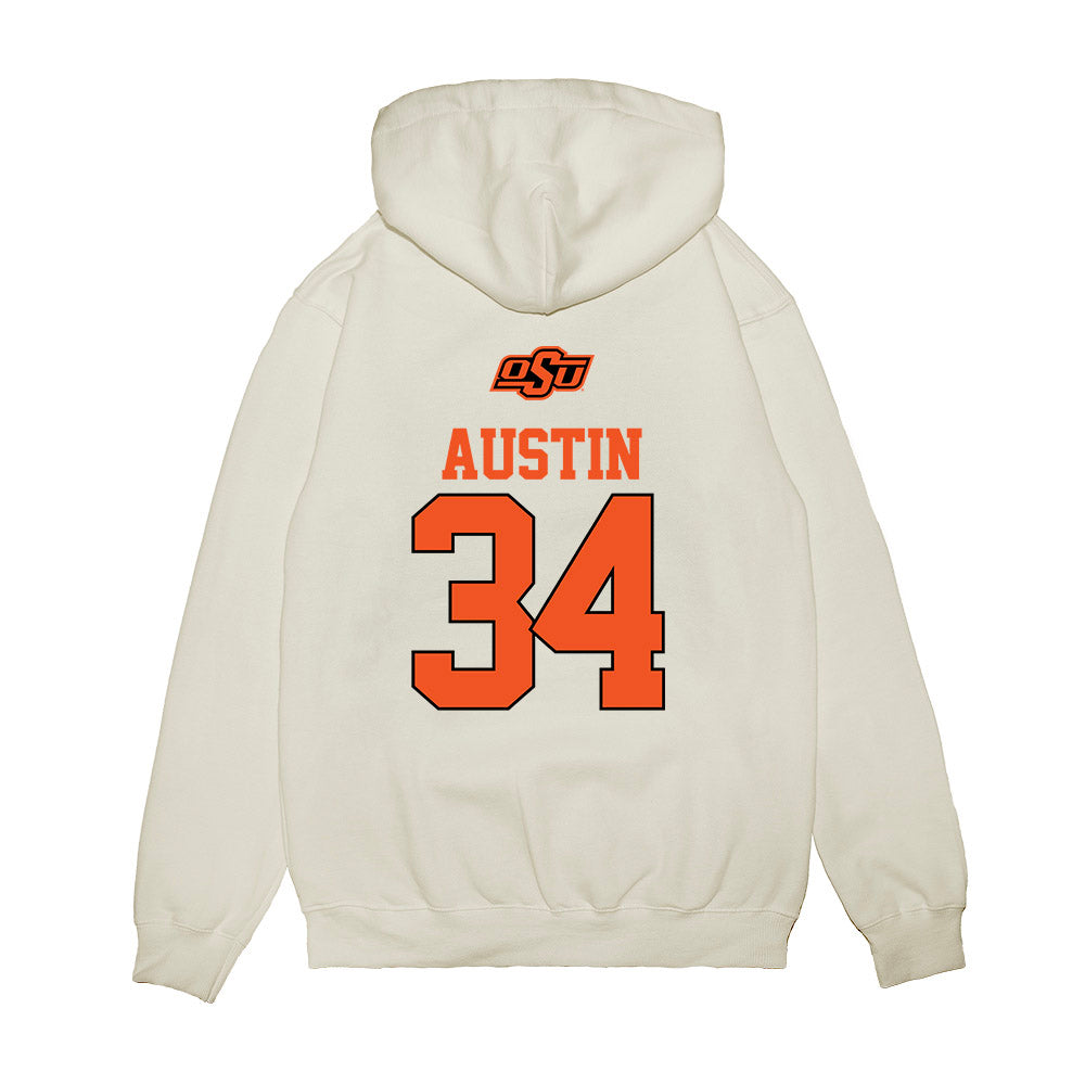 Oklahoma State - NCAA Softball : Jayelle Austin - USA Premium Hooded Sweatshirt-1