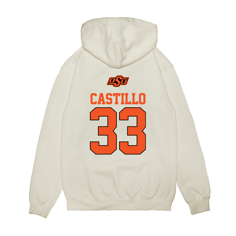 Oklahoma State - NCAA Softball : Gabby Castillo - USA Premium Hooded Sweatshirt-1