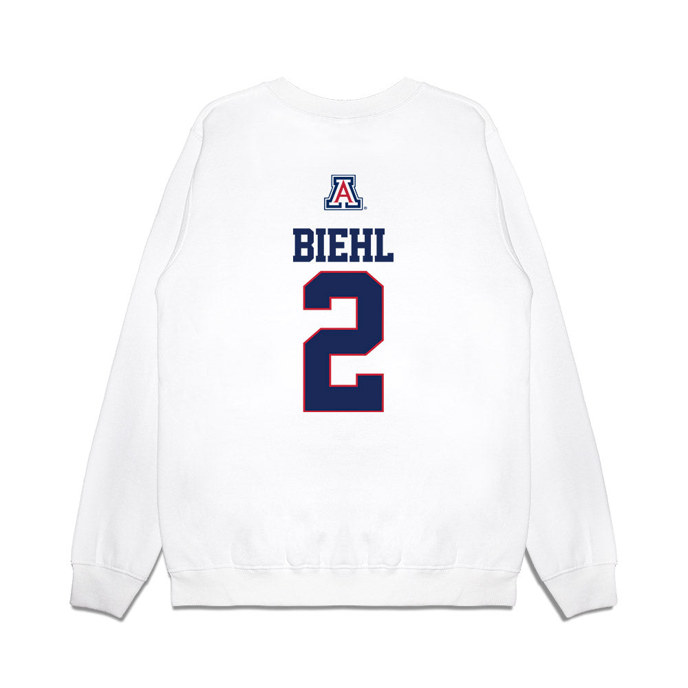 Arizona - NCAA Softball : Tayler Biehl - USA Premium Crewneck Sweatshirt-1