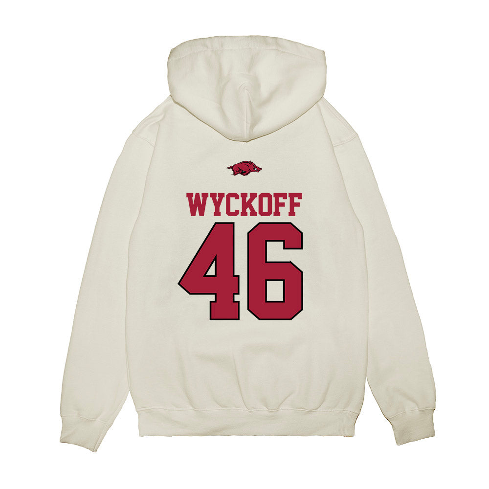 Arkansas - NCAA Softball : Kailey Wyckoff - USA Premium Hooded Sweatshirt-1