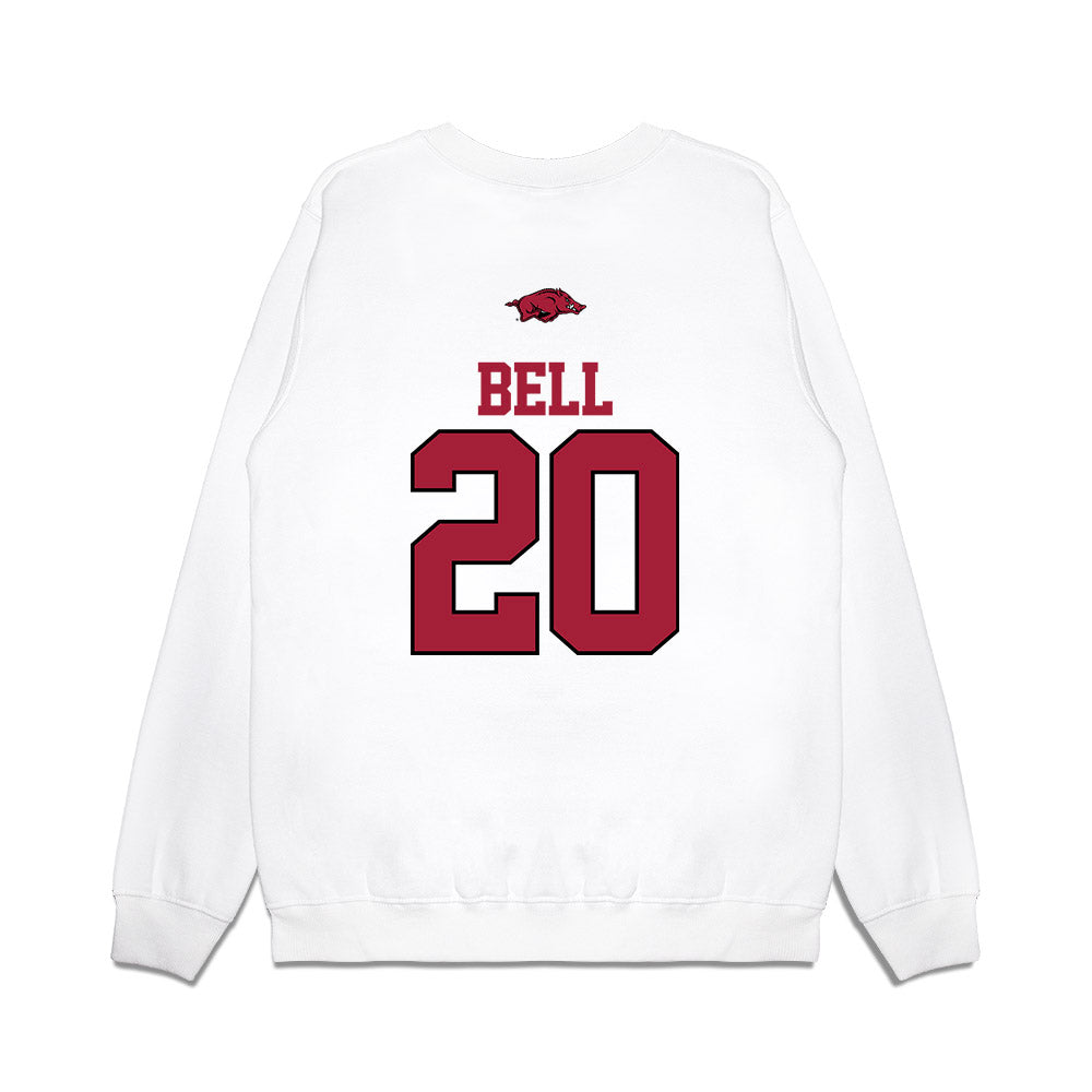 Arkansas - NCAA Softball : Tianna Bell - USA Premium Crewneck Sweatshirt-1