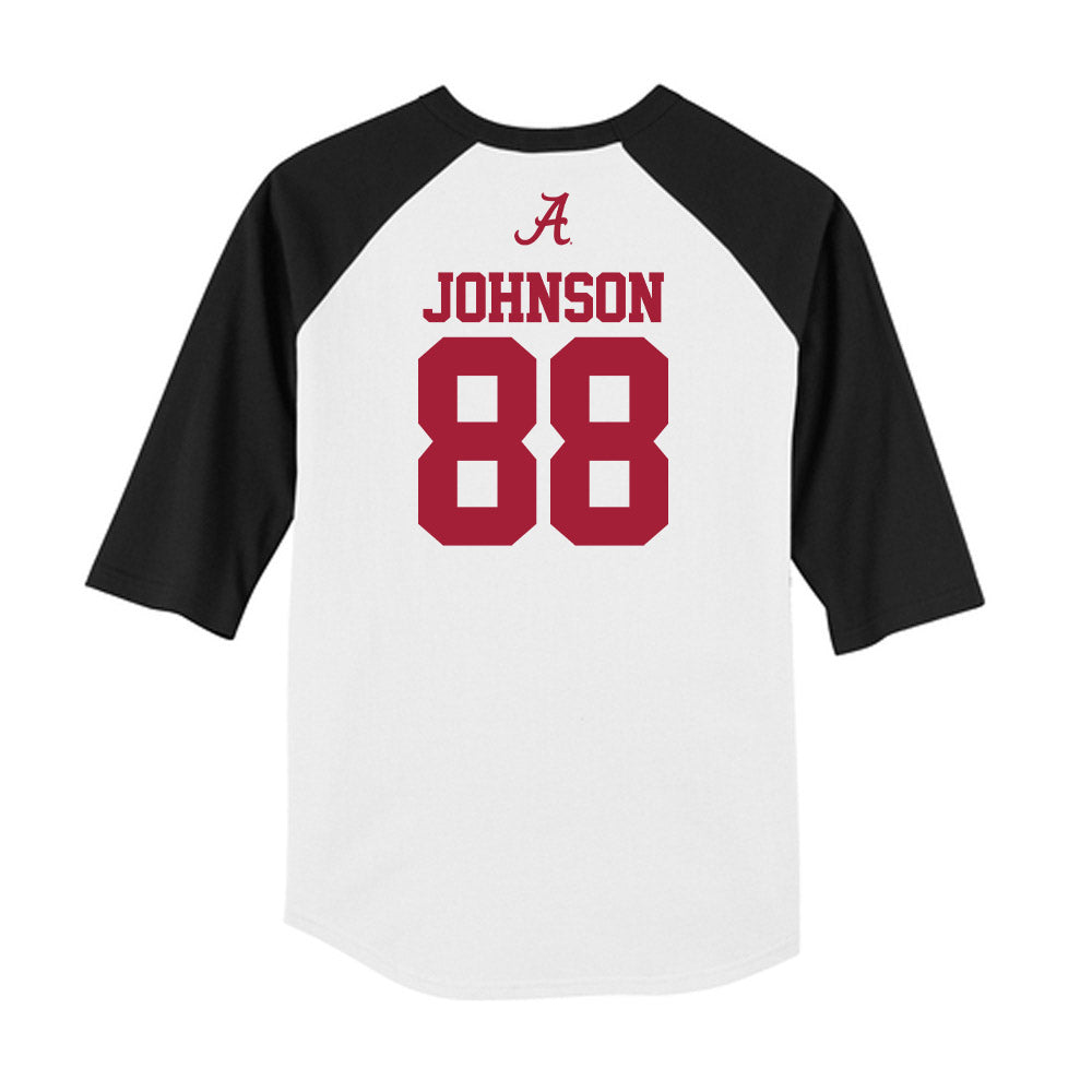 Alabama - NCAA Softball : Lauren Johnson - USA Raglan Raglan Shirt-1