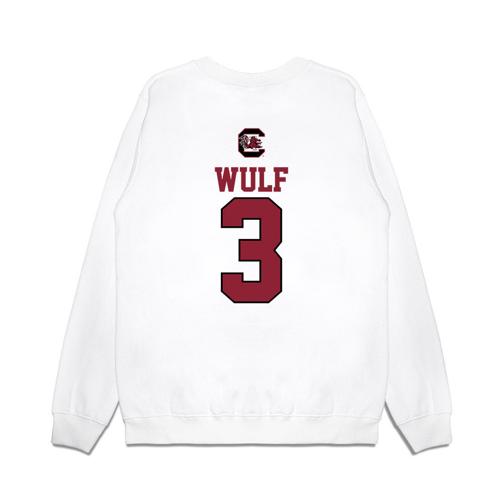 South Carolina - NCAA Softball : Hannah Wulf - USA Premium Crewneck Sweatshirt-1