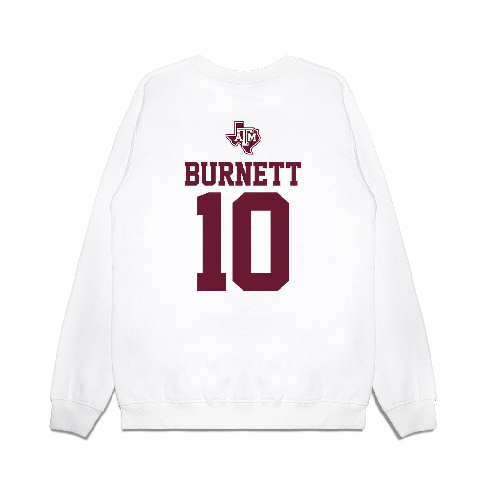 Texas A&M - NCAA Softball : Darby Burnett - USA Premium Crewneck Sweatshirt-1