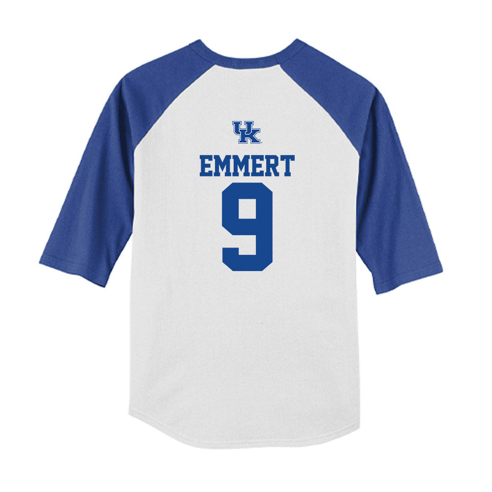 Kentucky - NCAA Softball : Ava Emmert - USA Youth Raglan T-Shirt-1