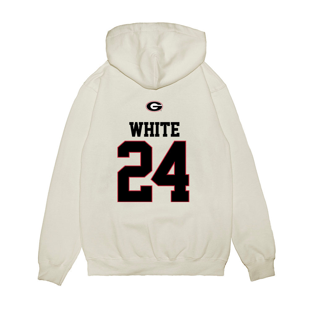 Georgia - NCAA Softball : Esther White - USA Raglan Premium Hooded Sweatshirt-1