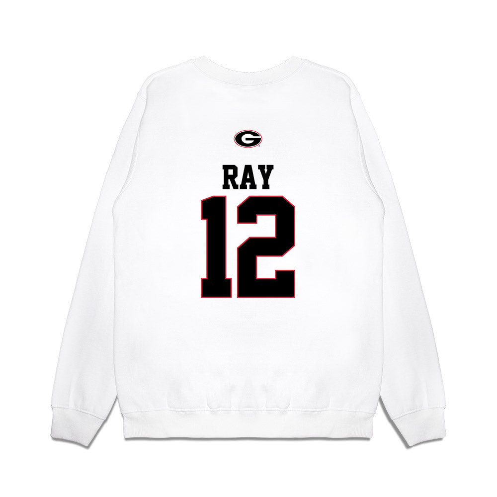 Georgia - NCAA Softball : Natalie Ray - USA Raglan Premium Crewneck Sweatshirt-1