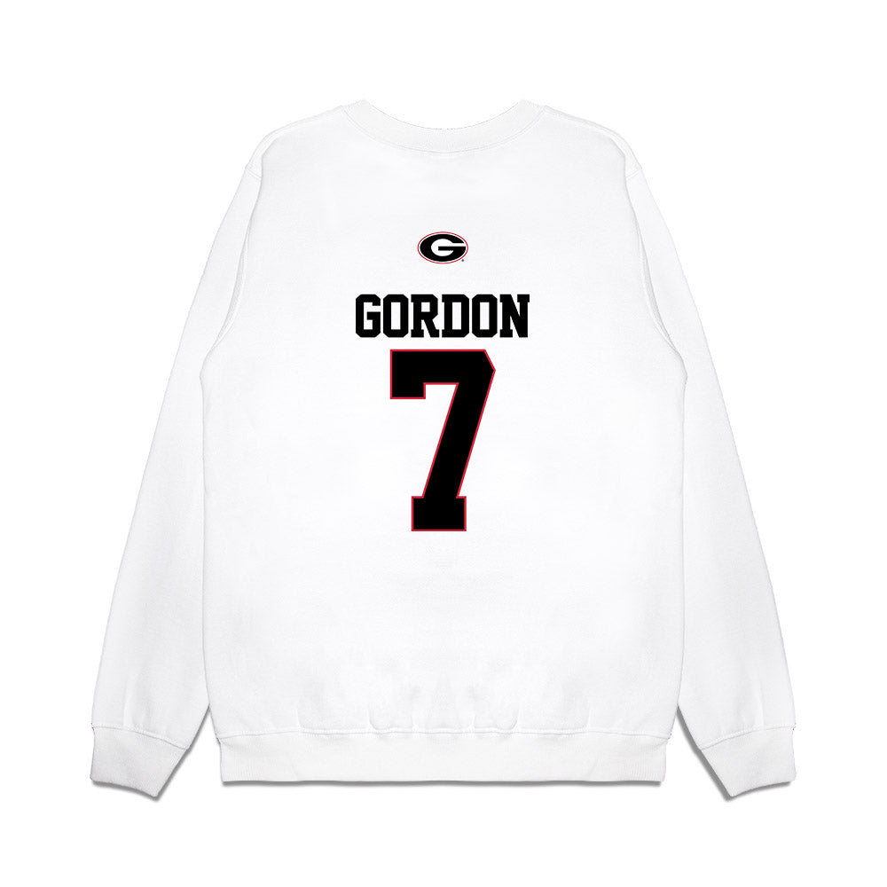 Georgia - NCAA Softball : Sarah Gordon - USA Raglan Premium Crewneck Sweatshirt-1