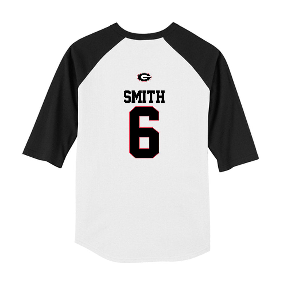 Georgia - NCAA Softball : Brooke Smith - USA Raglan Youth Raglan T-Shirt-1