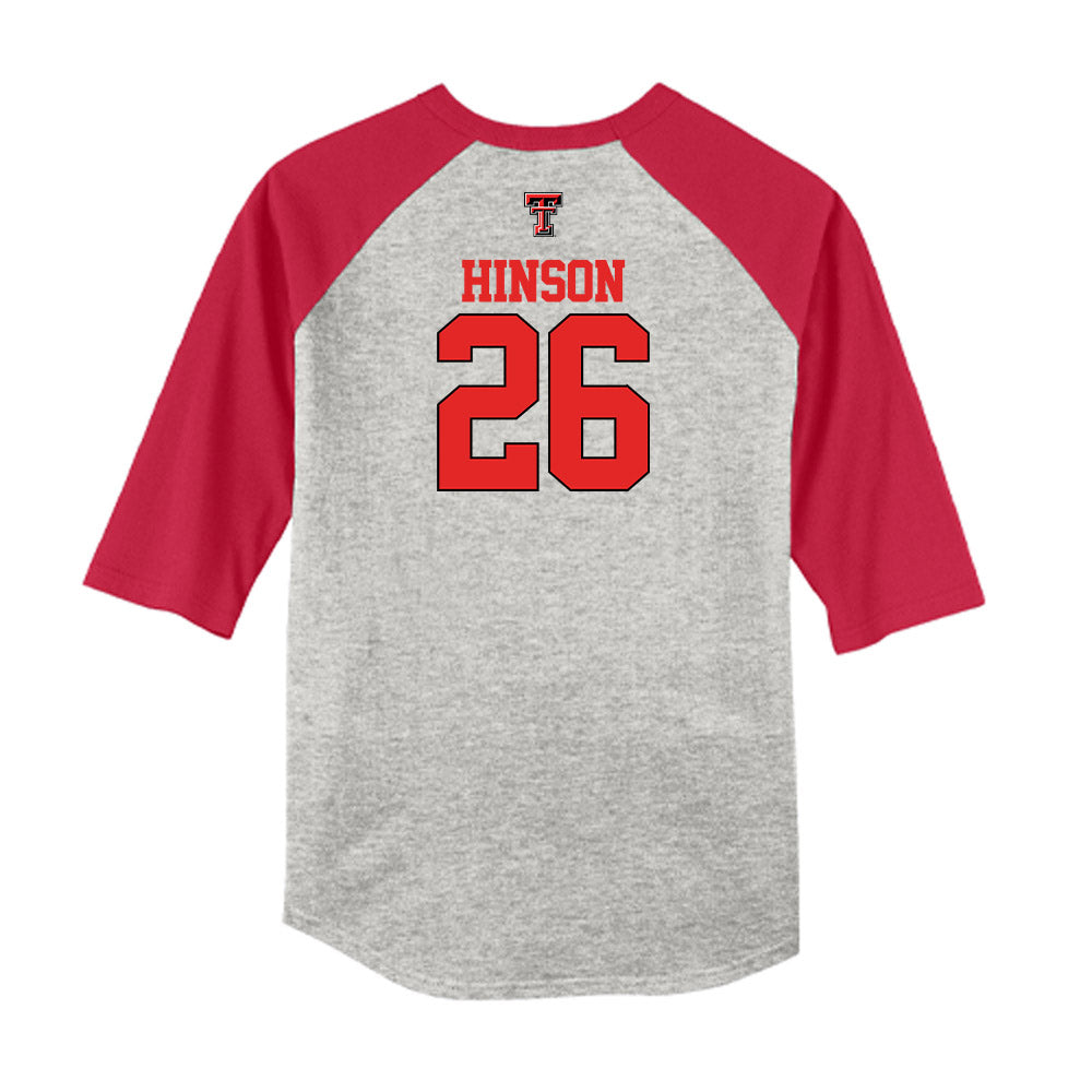 Texas Tech - NCAA Softball : Brianna Hinson - USA Raglan Shirt-1