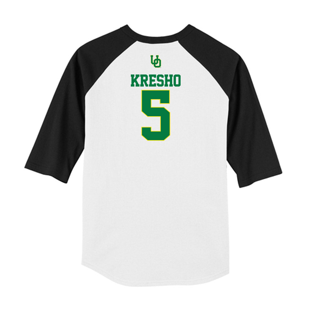 Oregon - NCAA Softball : Elyse Kresho - USA Raglan Shirt-1