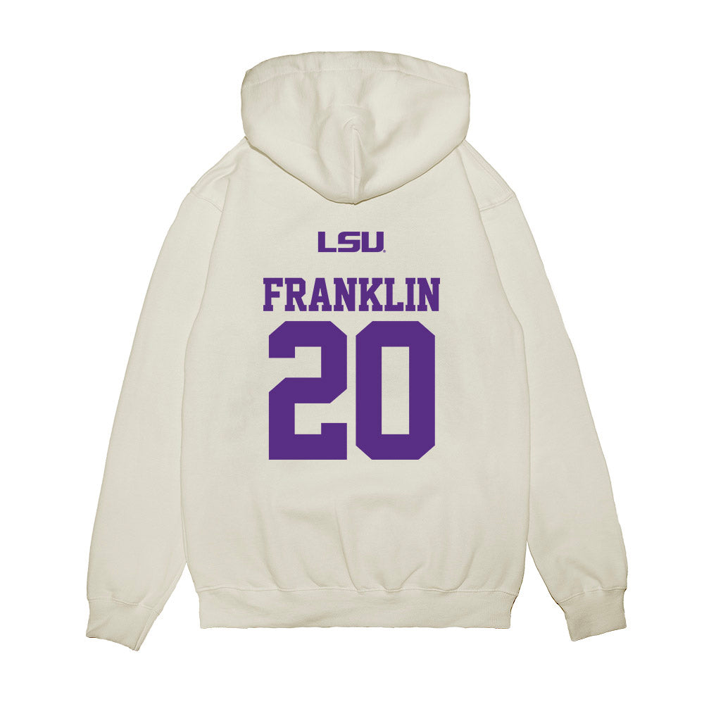 LSU - NCAA Softball : alix franklin - USA Premium Hooded Sweatshirt-1