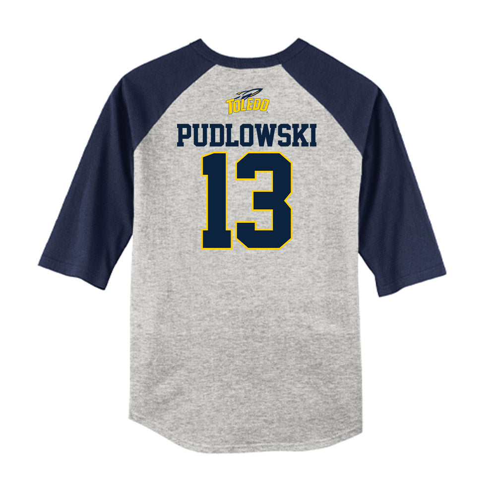 Toledo - NCAA Softball : Payton Pudlowski - USA Raglan Shirt-1