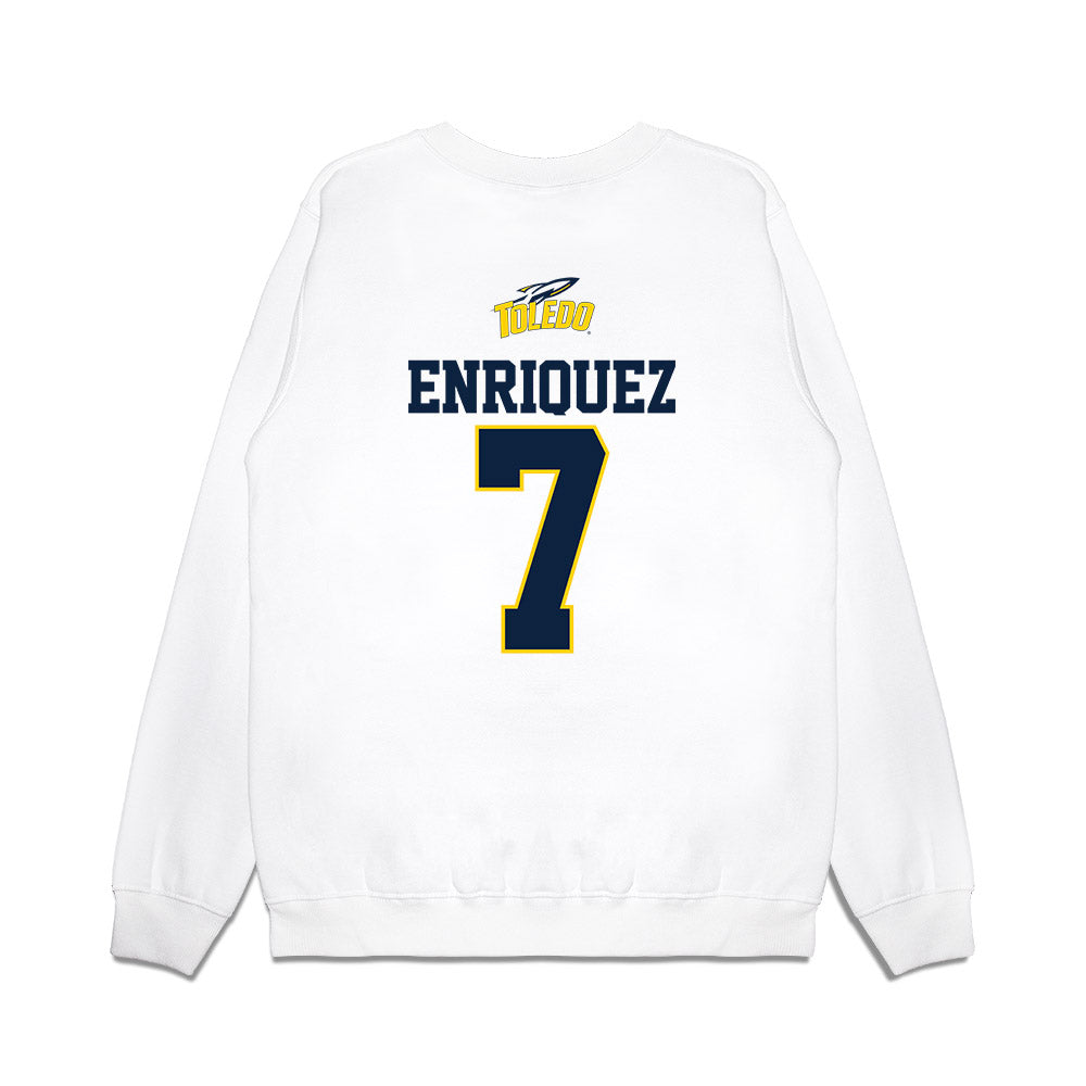 Toledo - NCAA Softball : Eliana Enriquez - USA Premium Crewneck Sweatshirt-1