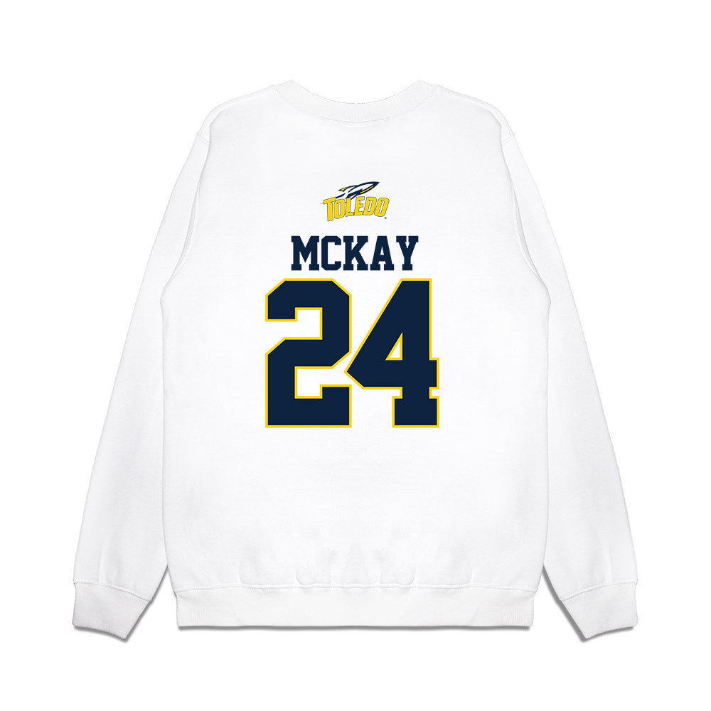 Toledo - NCAA Softball : Maddie McKay - USA Premium Crewneck Sweatshirt-1