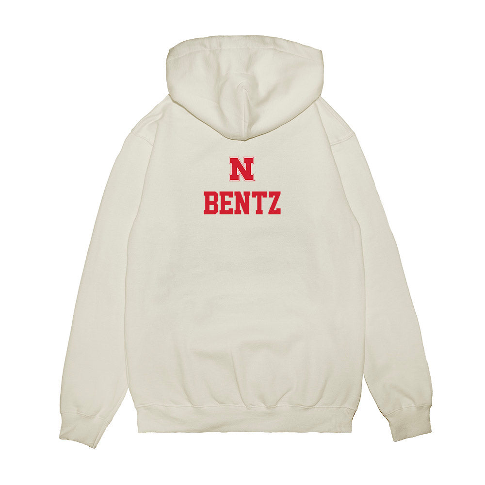 Nebraska - NCAA Softball : Cali Bentz - USA Premium Hooded Sweatshirt-1