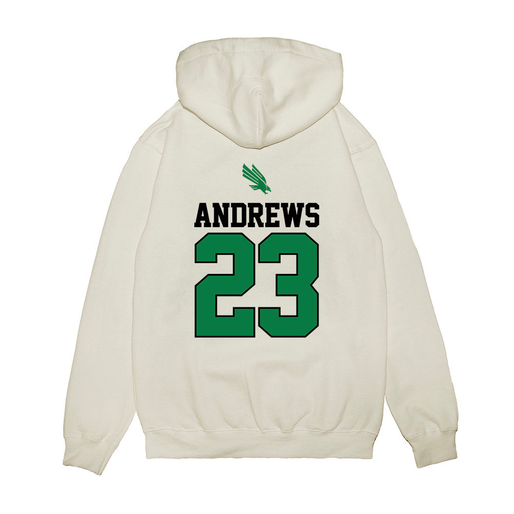 North Texas - NCAA Softball : Elizabeth Andrews - USA Premium Hooded Sweatshirt-1