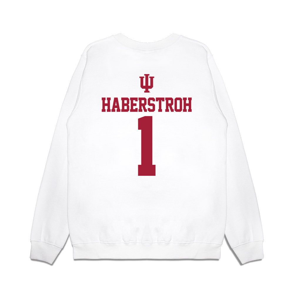 Indiana - NCAA Softball : Hannah Haberstroh - USA Premium Crewneck Sweatshirt-1