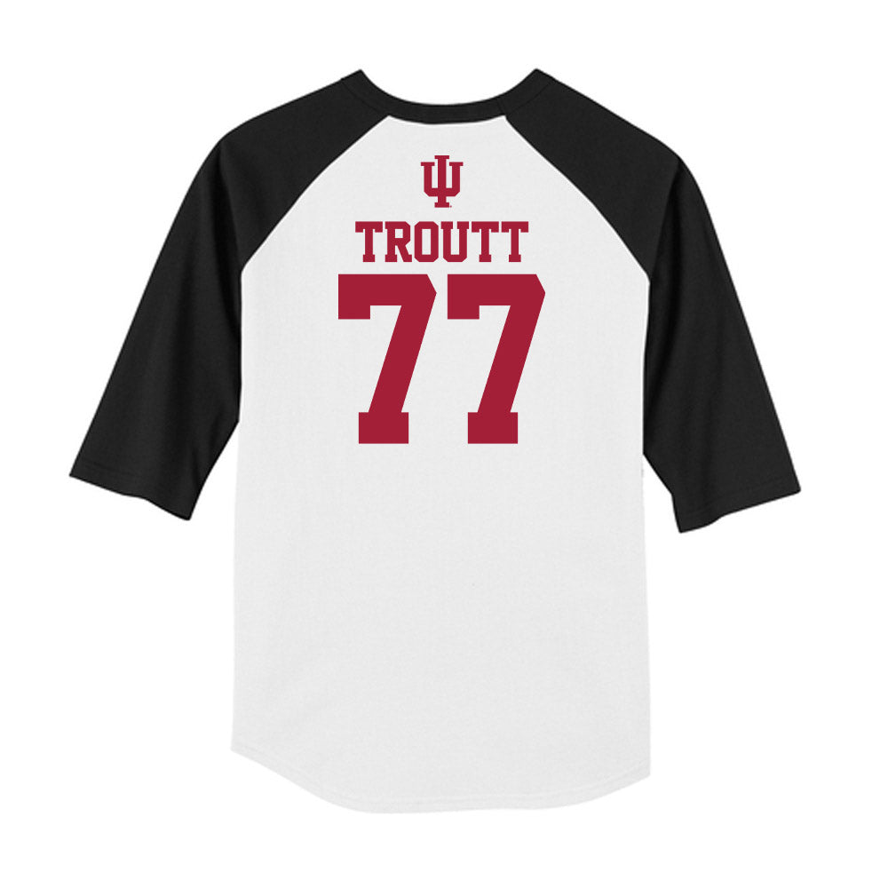 Indiana - NCAA Softball : Ella Troutt - USA Raglan Shirt-1