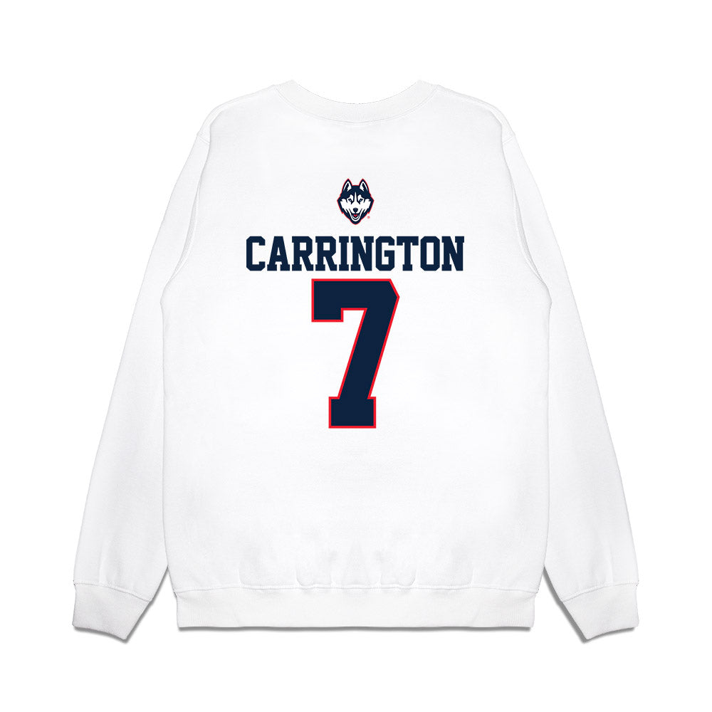 UConn - NCAA Softball : Grace Carrington - USA Premium Crewneck Sweatshirt-1