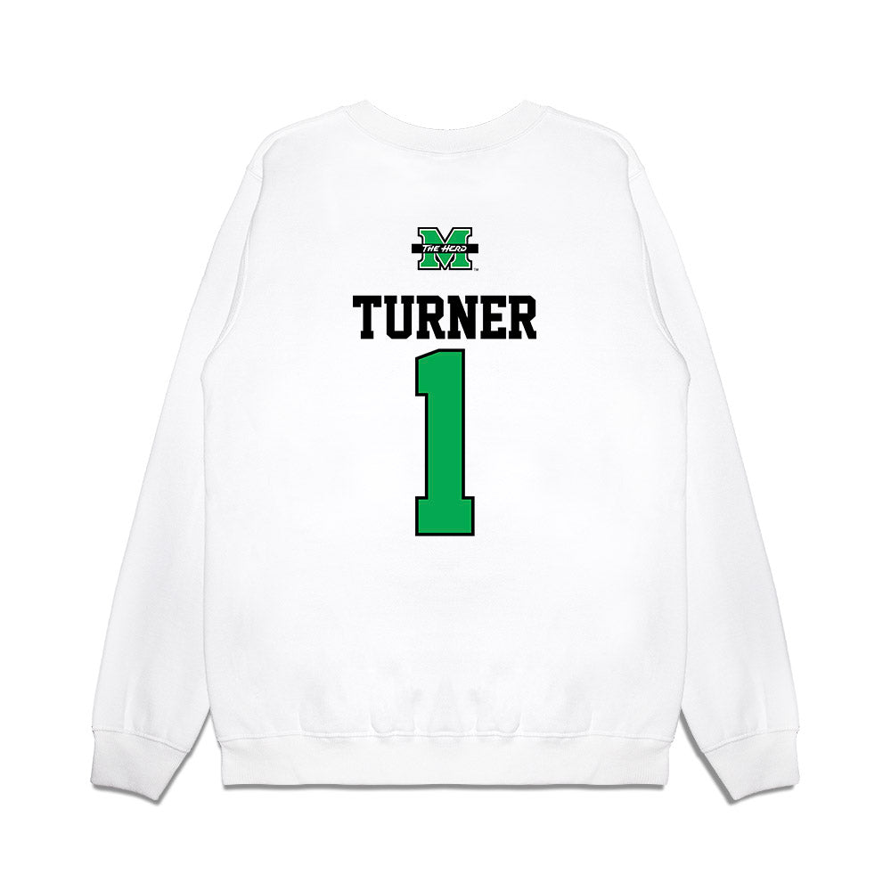 Marshall - NCAA Softball : Sydney Turner - USA Premium Crewneck Sweatshirt-1