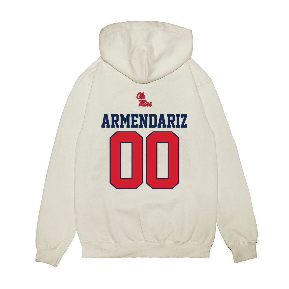 Ole Miss - NCAA Softball : Madelyn Armendariz - USA Premium Hooded Sweatshirt-1