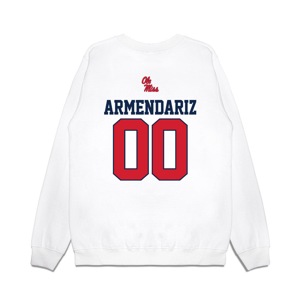 Ole Miss - NCAA Softball : Madelyn Armendariz - USA Premium Crewneck Sweatshirt-1