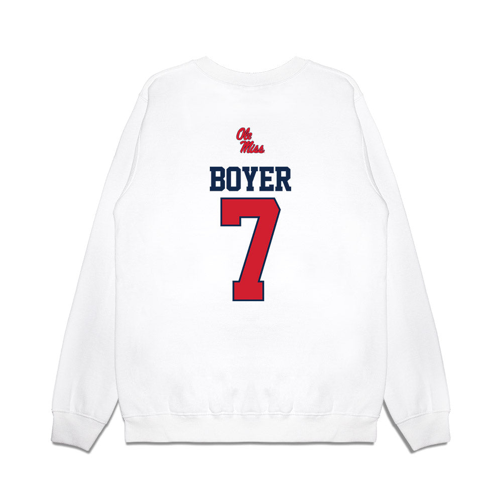 Ole Miss - NCAA Softball : Emilee Boyer - USA Premium Crewneck Sweatshirt-1