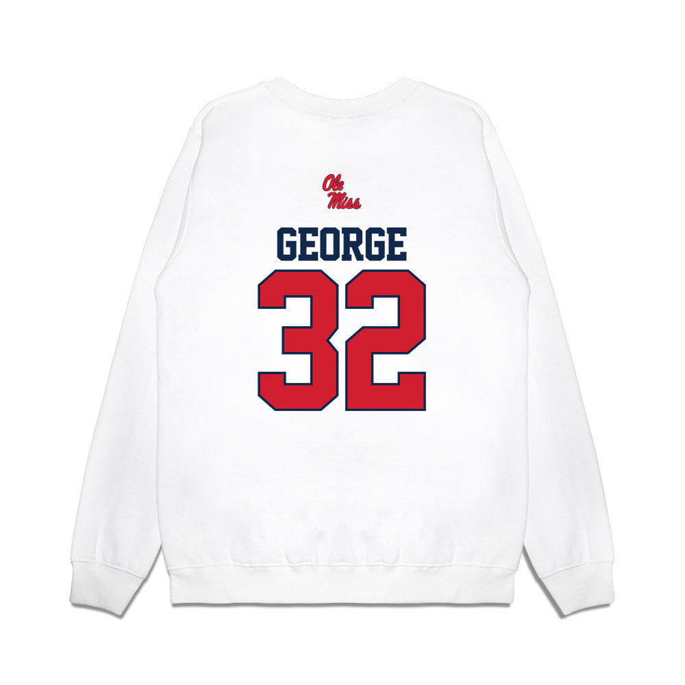 Ole Miss - NCAA Softball : Madi George - USA Premium Crewneck Sweatshirt-1