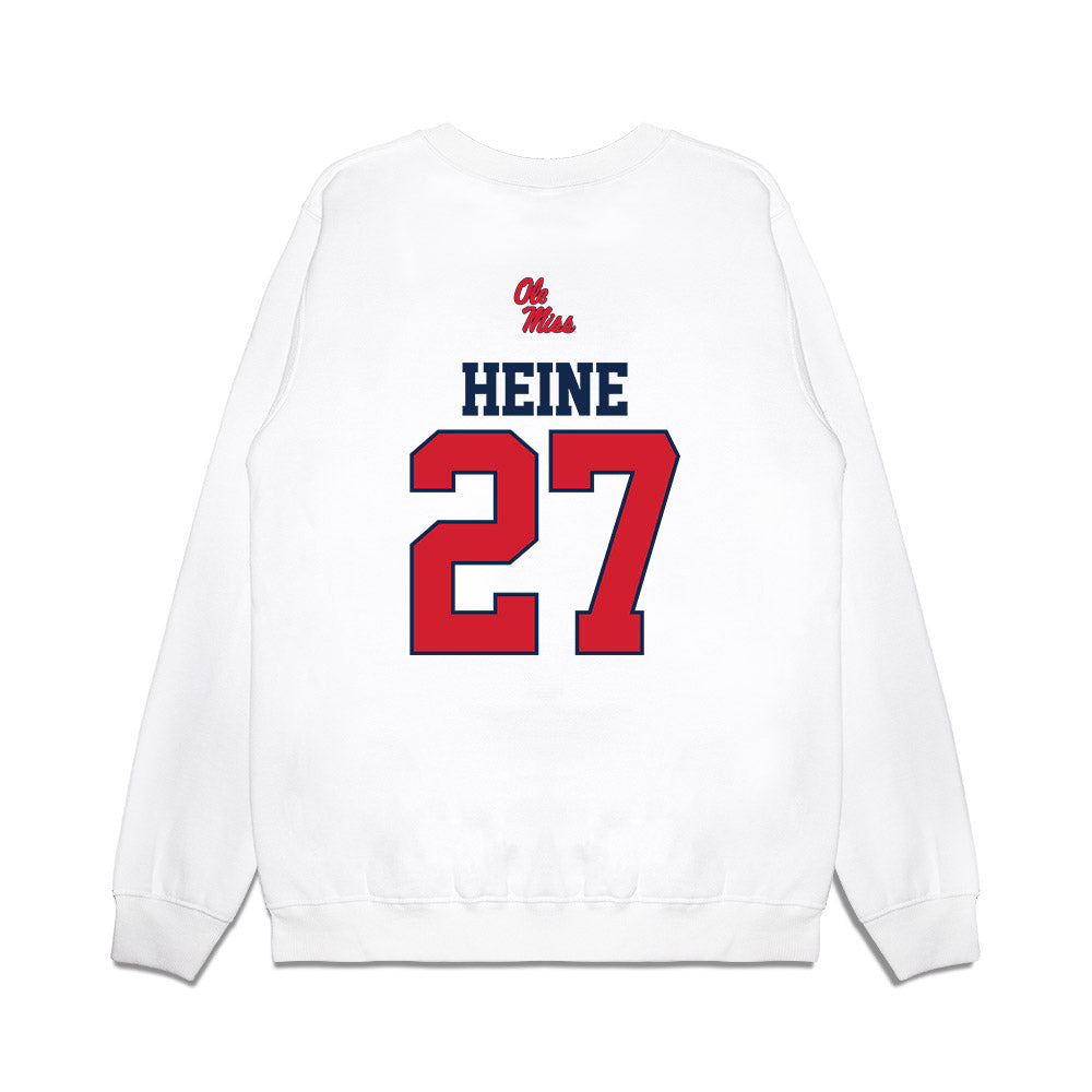 Ole Miss - NCAA Softball : Madi Heine - USA Premium Crewneck Sweatshirt-1