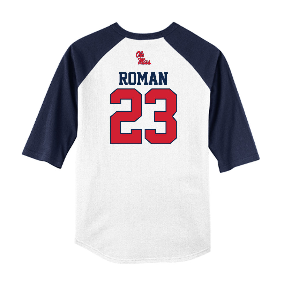 Ole Miss - NCAA Softball : Taylor Roman - USA Raglan Shirt-1
