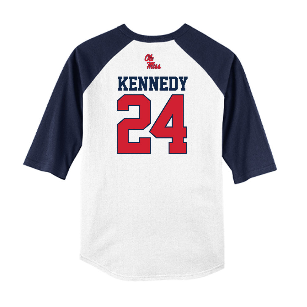 Ole Miss - NCAA Softball : Payton Kennedy - USA Raglan Shirt-1