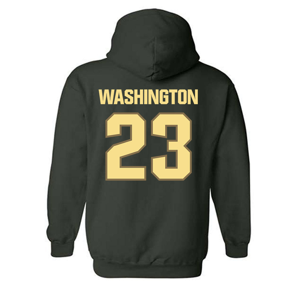 Cal Poly - NCAA Football : Tyrei Washington - Classic Shersey Hooded Sweatshirt-1
