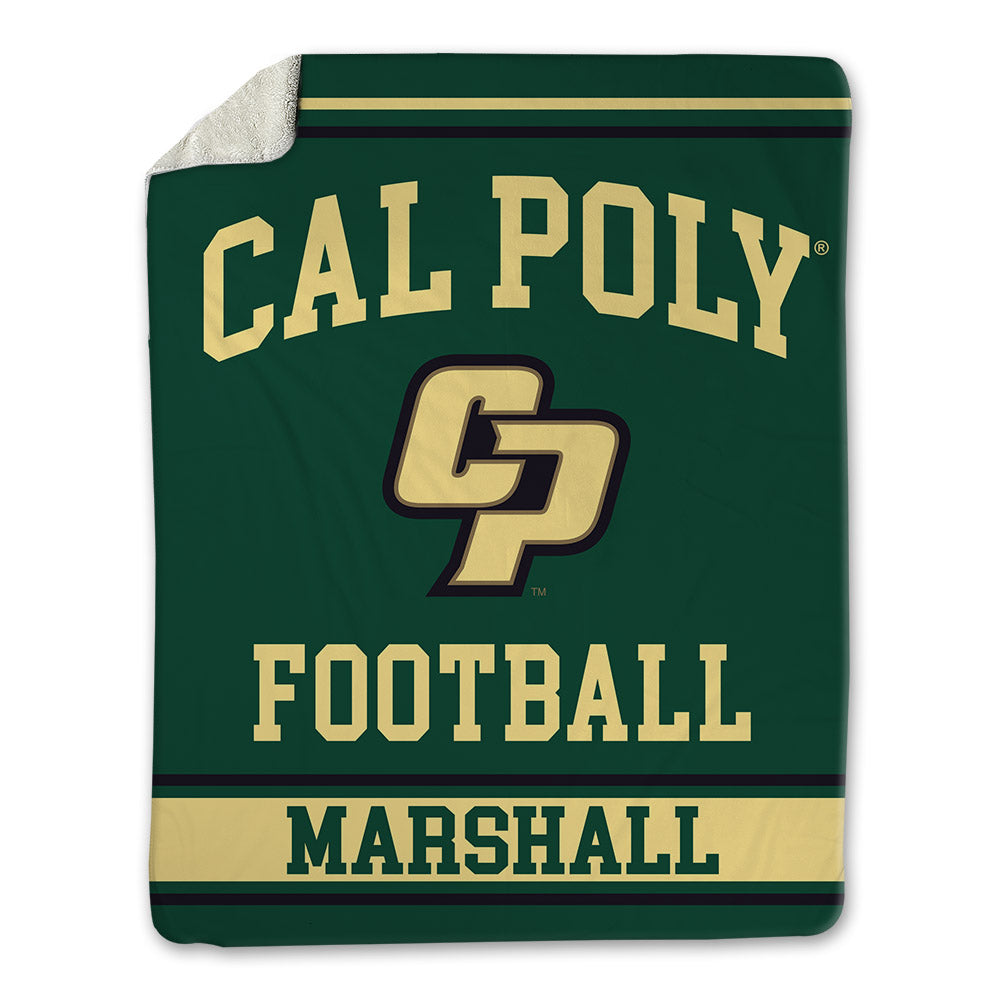 Cal Poly - NCAA Football : Jadyn Marshall - Blanket-0
