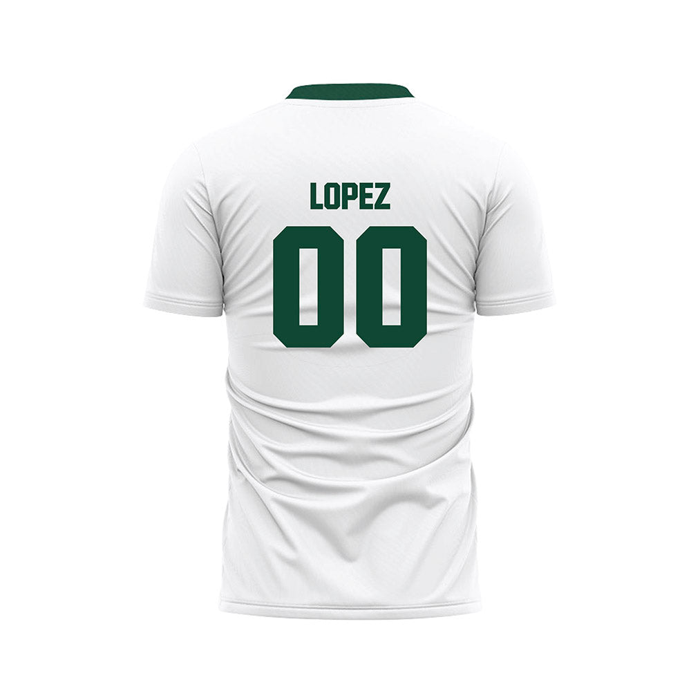 Cal Poly - NCAA Women's Soccer : Alyssa Lopez - White Soccer Jersey-1