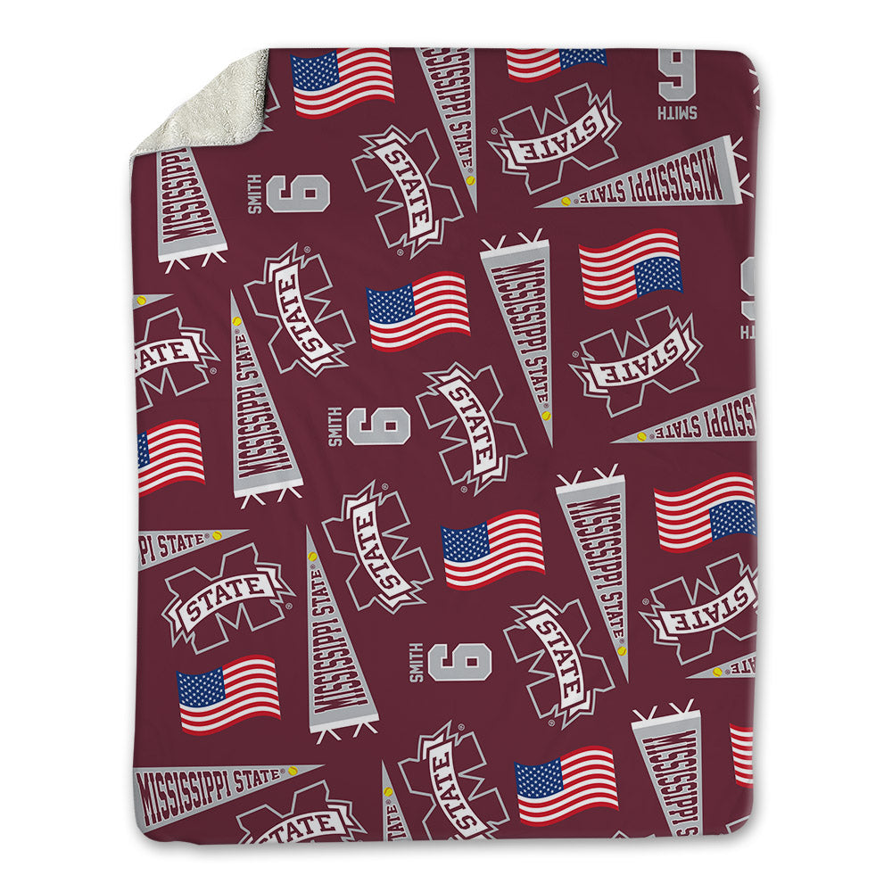 Mississippi State - NCAA Softball : Carson Smith - USA Blanket-0