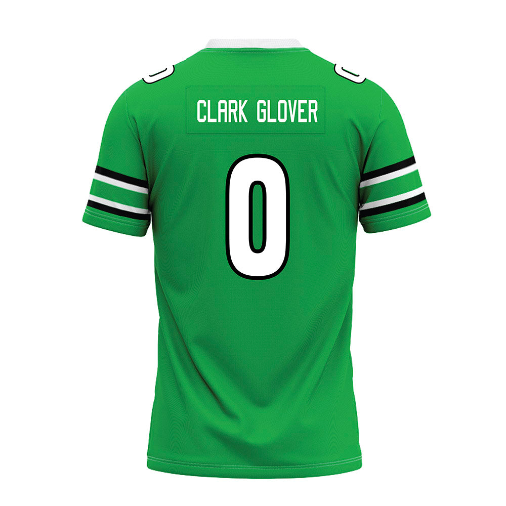 Marshall - NCAA Football : Caleb Clark-Glover - Green Premium Football Jersey-1