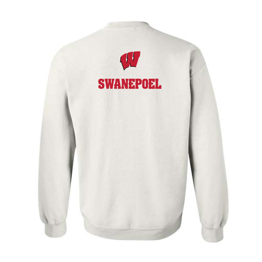 Wisconsin - NCAA Men's Swimming & Diving : Lance Swanepoel - Sports Shersey Crewneck Sweatshirt-1