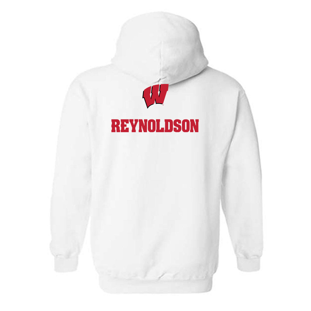 Wisconsin - NCAA Women's Tennis : Ellison Reynoldson - Sports Shersey Hooded Sweatshirt-1